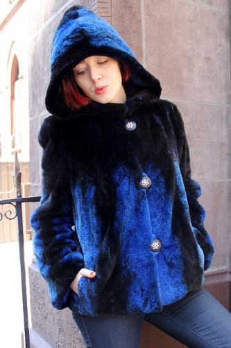 Plus Size Blue Iris Mink Fur Jacket 33487 – MARC KAUFMAN FURS