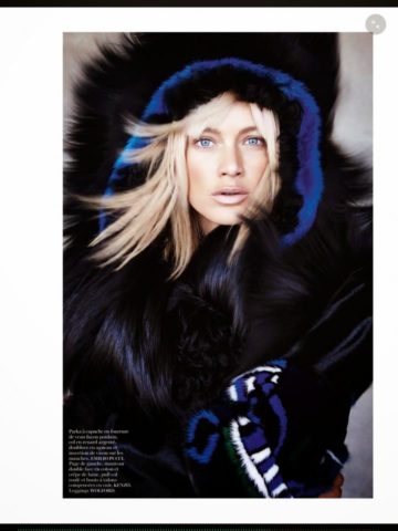 Fur Fashions Take Over The Pages of French Vogue