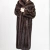 Amazing Full Length Russian Sable Coat Wing Collar