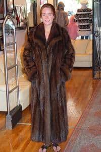 Simply Classic Russian Sable Full Length Fur Coat 8811 | MARC