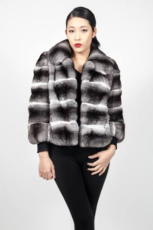 Marc Kaufman Furs presents a horizontal chinchilla fur jacket with with belle sleeves from Marc Kaufman Furs USA,Fur coats in Argentina, fur coats in Chile, fur coats in Venezuela, fur coats in Australia, fur coats in Belgium,fur coats in Netherlands, fur coats in Norway,fur coats in Sweden,fur coats in Dubais,fur coats in Egypt,fur coats in Egypt,fur coats in Kuwait, fur coats in South Africa,fur coats in Tunisia,fur coats in the Falklands