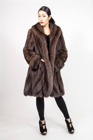 Marc Kaufman Furs presents a Russian Sable Fur Princess Swing Stroller from Marc Kaufman Furs New York City