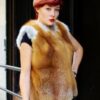 Natural Red Fox Fur Vest