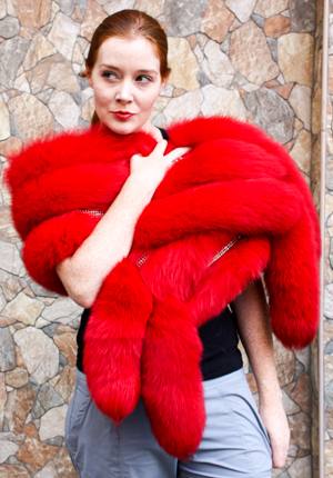 Dyed Red Fox Jacket 774492 – MARC KAUFMAN FURS