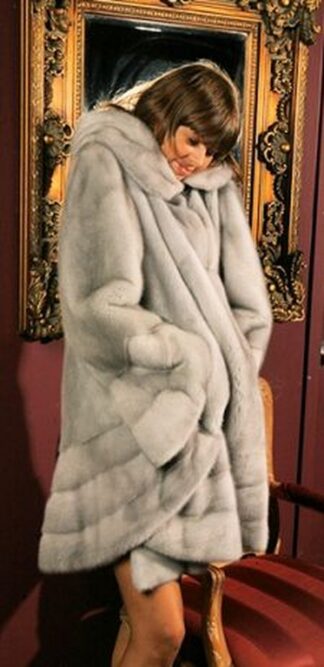 Sapphire Kimono Mink Swing Directional Fur Stroller 93993
