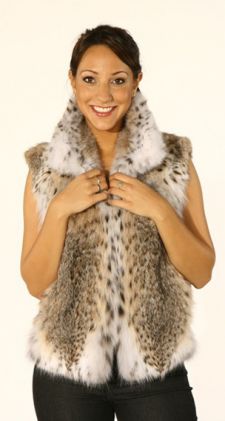 Sporty Cat Lynx Fur Vest