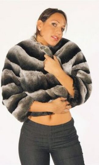 Sexy Chinchilla Rex Jacket 75756