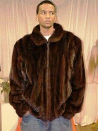Mahogany men's Bomber Fur Jacket