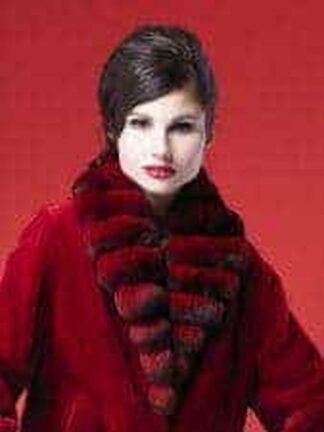 Red Sheared Mink Fur Jacket with Chinchilla Shawl Collar from Marc Kaufman Furs New York City, Furs in Detroit,Furs in Baltimore,Furs in the Hamptons, furs in the Berkshires, Furs in Niagra Falls, Furs in Nova Scotia, Furs in Seattle, Furs in Palo Alto, Furs in Pacific Palisades, Furs in Ventura, Furs in Nappa Valley. Furs In San Diego, Furs in Dallas, Furs in las Vegas, Furs in Provo, Furs in Portland, Furs in fargo, Furs in Chicago, Furs in Springfield, Furs in Memphis, Furs in New Orleans, Furs in Charlotte, Furs in Durham, Furs in Boca Raton, Furs in Key West
