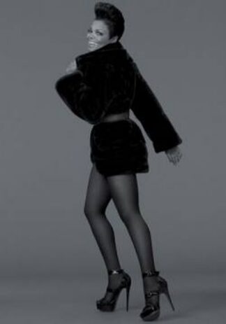 Marc Kaufman Furs Presents Janet Jackson In A BlackGlama Mink Coat