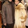 Smokey Robinson Sports a Two Toned Mink Men's Jacket