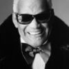 Ray Charles  Looking Dapper in His very own Blackglama Mink Coat