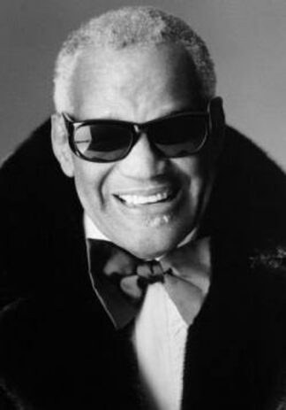 Ray Charles  Looking Dapper in His very own Blackglama Mink Coat