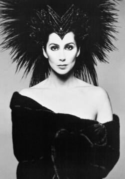 Cher Looking Amazing in Her very own Blackglama Mink Coat