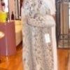 American Lynx Fur Coat White Fox Fur Tuxedo Coldest Winter