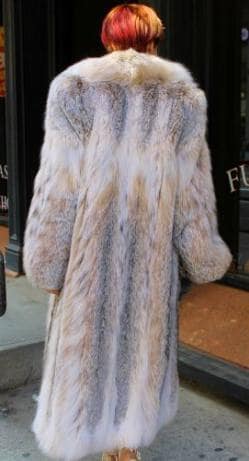 Amazing Full Length Canadian Lynx fur Coat Shawl Collar Ski aspen Vail Park city Utah