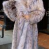 Full Length Canadian Lynx fur Coat Shawl Collar