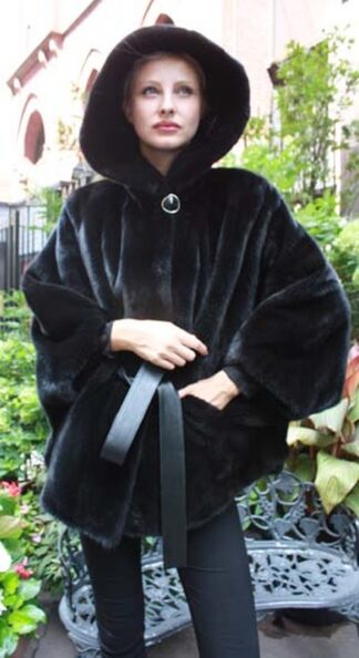 Blackglama Ranch Mink Fur Poncho Hood from Marc Kaufman Furs New York City,furs in Boston,furs in Chicago,furs in Philadelphia,furs in Detroit,furs in Columbus,furs in Indianapolis,furs in Baltimore,furs in Memphis,furs in Washington DC,furs in Milwaukee,furs in Atlanta,furs in Virginia Beach,furs in Cleveland,furs in Pittsburgh,furs in Cincinnati,furs in Lexington