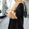 Blackglama Mink Fur Stroller with Red Fox Fur Collar and Red Fox Fur Cuffs from Marc Kaufman Furs New York City, furs in Boston,furs in Chicago,furs in Philadelphia,furs in Detroit,furs in Columbus,furs in Indianapolis,furs in Baltimore,furs in Memphis,furs in Washington DC,furs in Milwaukee,furs in Atlanta,furs in Virginia Beach,furs in Cleveland,furs in Pittsburgh,furs in Cincinnati,furs in Lexington
