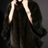 Mahogany Knit Mink Fur Cape from Marc Kaufman Furs New York City,furs in Boston,furs in Chicago,furs in Philadelphia,furs in Detroit,furs in Columbus,furs in Indianapolis,furs in Baltimore,furs in Memphis,furs in Washington DC,furs in Milwaukee,furs in Atlanta,furs in Virginia Beach,furs in Cleveland,furs in Pittsburgh,furs in Cincinnati,furs in Lexington