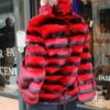 Horizontal Red Chinchilla Fur Jacket from Marc Kaufman Furs New York City, Furs in Detroit,Furs in Baltimore,Furs in the Hamptons, furs in the Berkshires, Furs in Niagra Falls, Furs in Nova Scotia, Furs in Seattle, Furs in Palo Alto, Furs in Pacific Palisades, Furs in Ventura, Furs in Nappa Valley. Furs In San Diego, Furs in Dallas, Furs in las Vegas, Furs in Provo, Furs in Portland, Furs in fargo, Furs in Chicago, Furs in Springfield, Furs in Memphis, Furs in New Orleans, Furs in Charlotte, Furs in Durham, Furs in Boca Raton, Furs in Key West