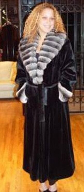Blackglama Mink Coat with Chinchilla Cross Cut Shawl Collar from Marc Kaufman Furs New York City, Furs in Detroit,Furs in Baltimore,Furs in the Hamptons, furs in the Berkshires, Furs in Niagra Falls, Furs in Nova Scotia, Furs in Seattle, Furs in Palo Alto, Furs in Pacific Palisades, Furs in Ventura, Furs in Nappa Valley. Furs In San Diego, Furs in Dallas, Furs in las Vegas, Furs in Provo, Furs in Portland, Furs in fargo, Furs in Chicago, Furs in Springfield, Furs in Memphis, Furs in New Orleans, Furs in Charlotte, Furs in Durham, Furs in Boca Raton, Furs in Key West