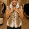 Sporty Lynx Fur Vest 4422