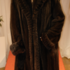 Classic Full Length Mahogany Mink Fur Coat Marc Kaufman Furs NYC