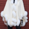Ivory Cashmere Cape Matching Ivory Fox Border Trim Marc Kaufman Fur Store Furs NYC-6058-4f81-8368-97cc87e1ba9e