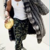 CAM NEWTON SILVER FOX COAT
