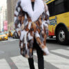 Multi Color Fox Coat