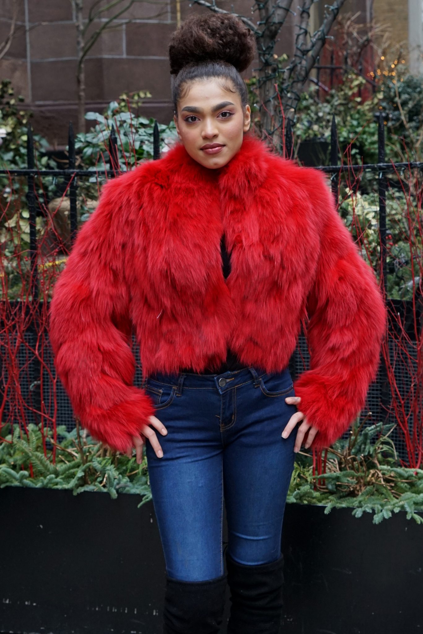 Red Fox Fur Jacket