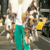 Safaree Samuels Sporting Fox Fur Coat