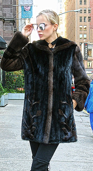 woman mink fur coats