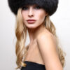 Blue Fox Fur Headband