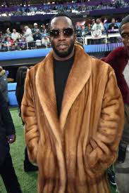 P Diddy Whiskey Mink Coat Super Bowl 2018