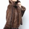 mahogany mink fur jacket