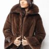 mahogany mink fur jacket
