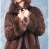 mahogany mink fur jacket
