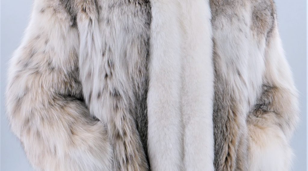 Men's Coyote Fur Jacket White Fox Trim Hood 7778 – MARC KAUFMAN FURS