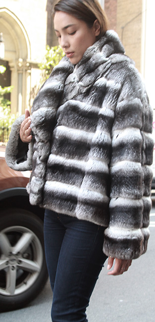 Preowned Chinchilla Fur Jacket Horizontal Size 8-10 – MARC KAUFMAN FURS