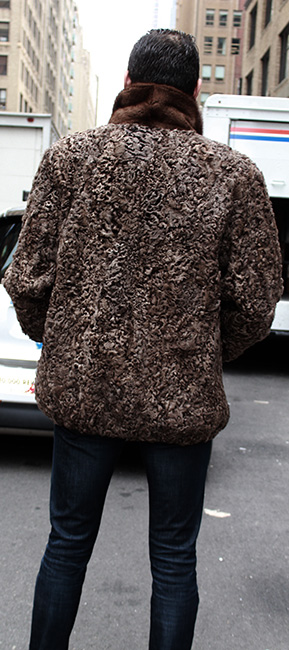 BROWN PERSIAN LAMB JACKET