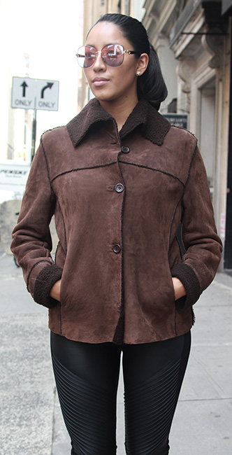 Used Brown Shearling jacket