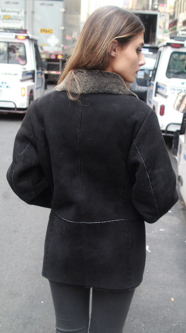 Black Shearling Jacket