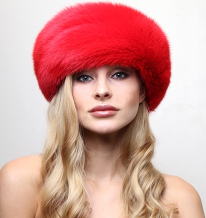 Red Fox Fur Headband