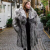 Silver Fox Fur Coat