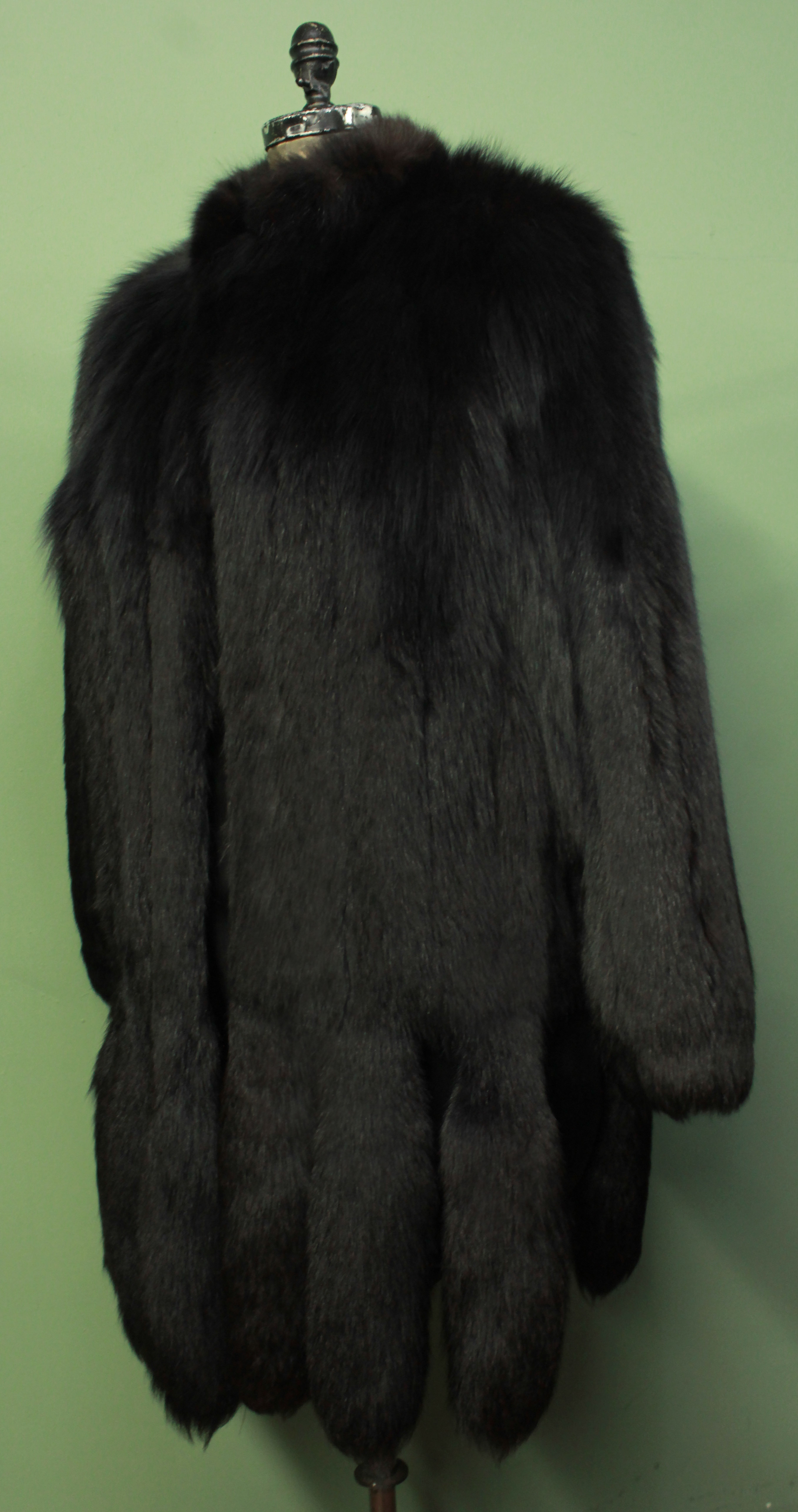Black Fox Fur Cape Tails 22333 – MARC KAUFMAN FURS