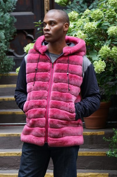 Dark Pink Men's Rex Vest