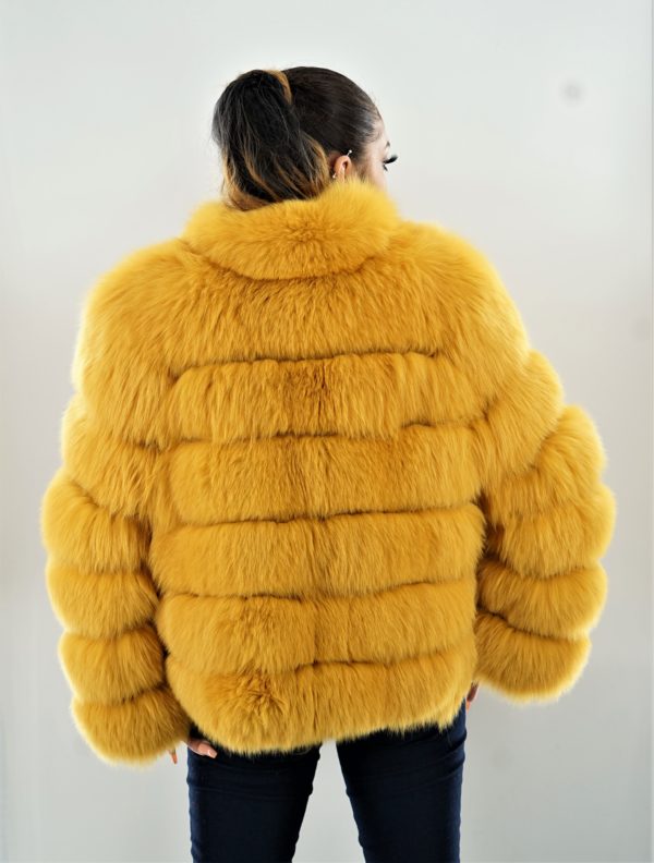 Yellow Fox Jacket 5857 – MARC KAUFMAN FURS