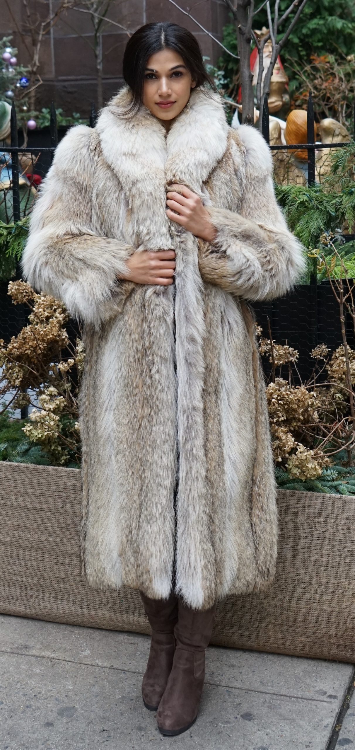 Full Length Coyote Coat